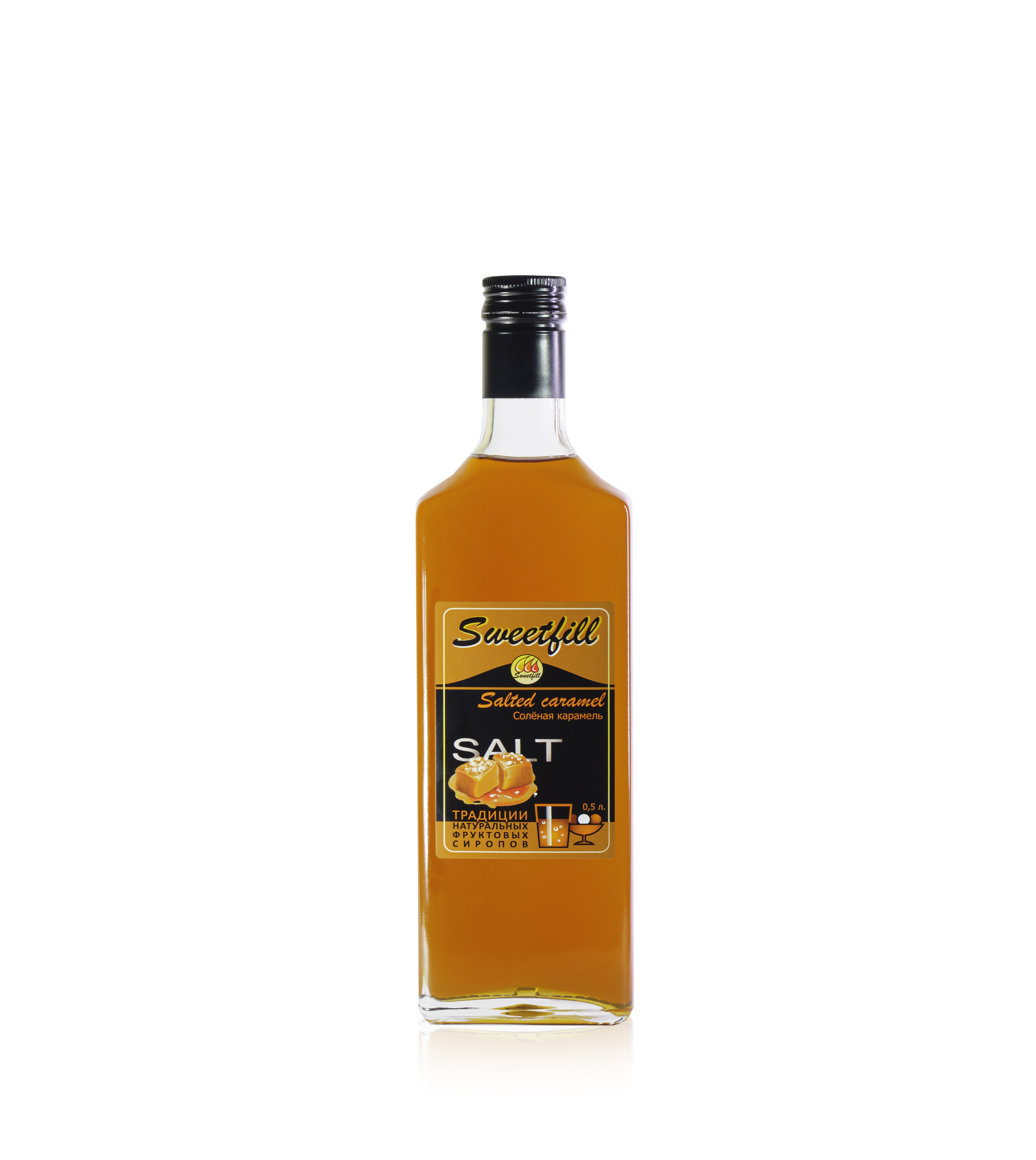 

Сироп Sweetfill Солёная Карамель стекло, 0,5 л