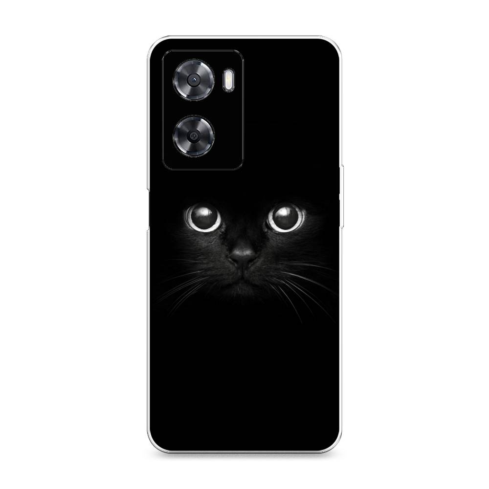 

Чехол Awog на Oppo A77s 4G "Взгляд черной кошки", Черный, 2511950-1