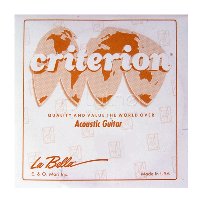 

Отдельная струна для акустической гитары, бронза, 052, La Bella Criterion CGW052