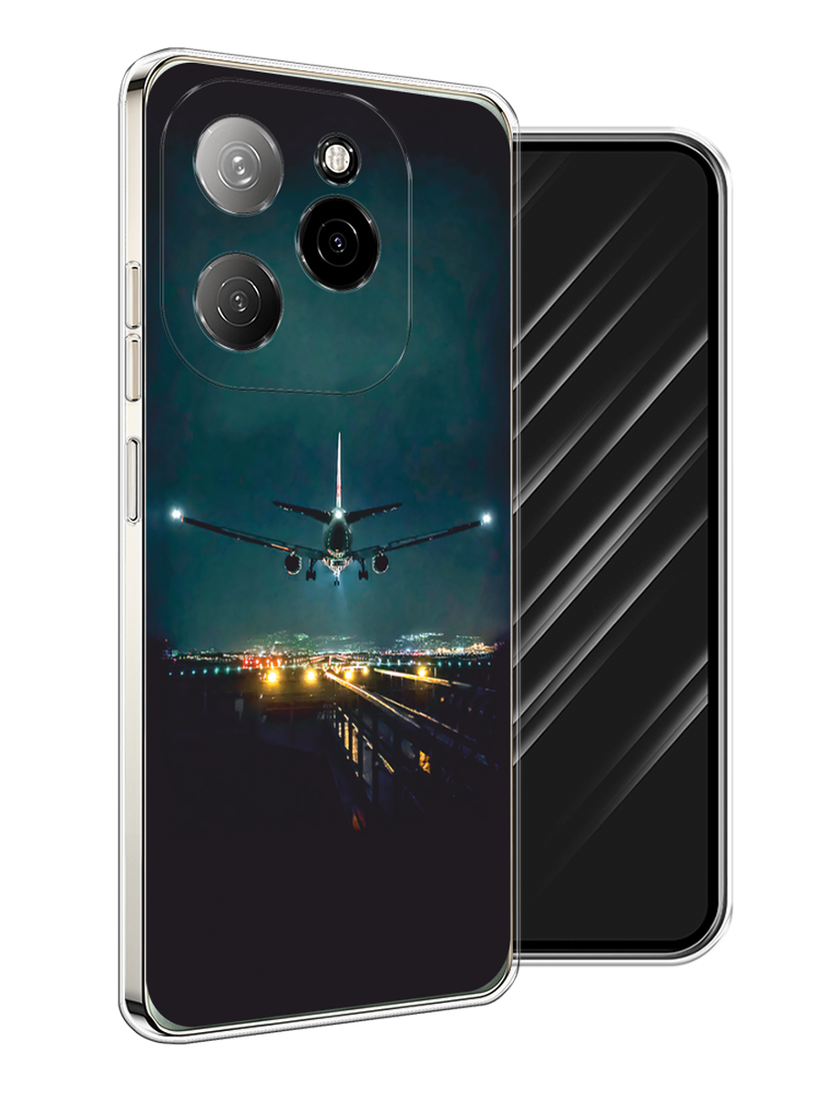 

Чехол Awog на Tecno Spark 20 Pro 5G "Ночной рейс", Черный, 305750-1