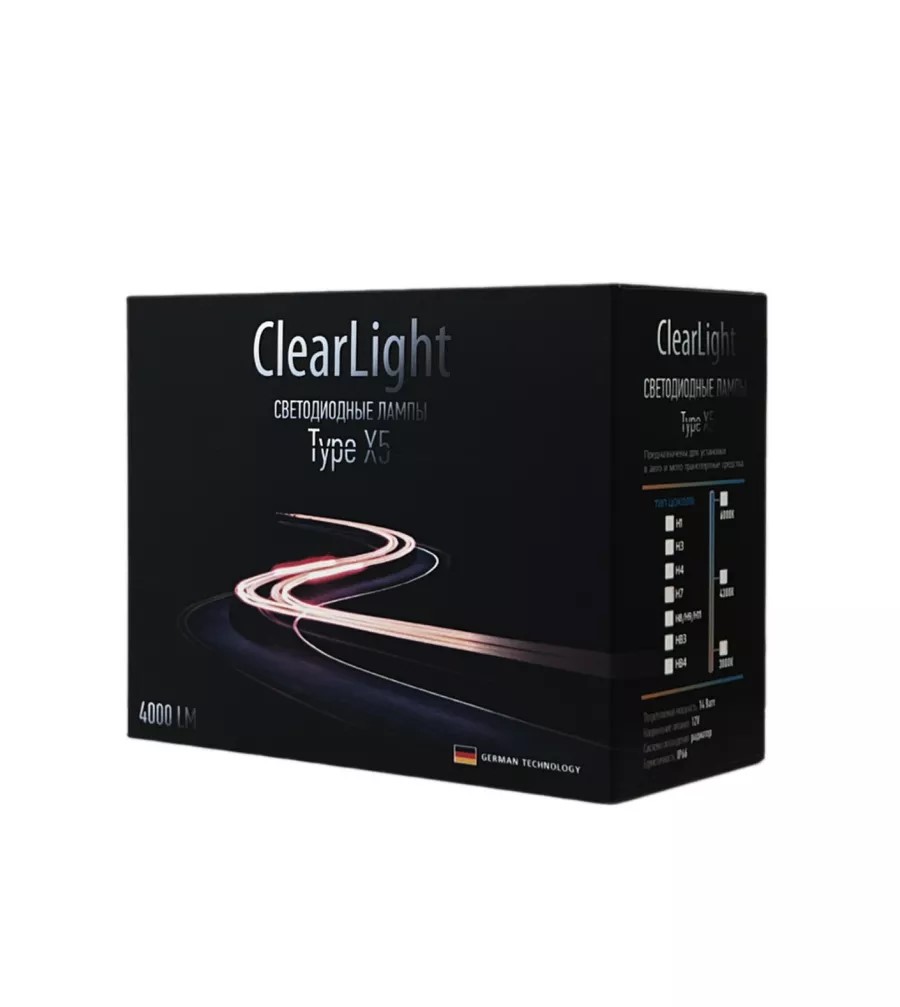 

Автолампы светодиодные H4 LED Type X5 4000 lm 4300K 2 шт