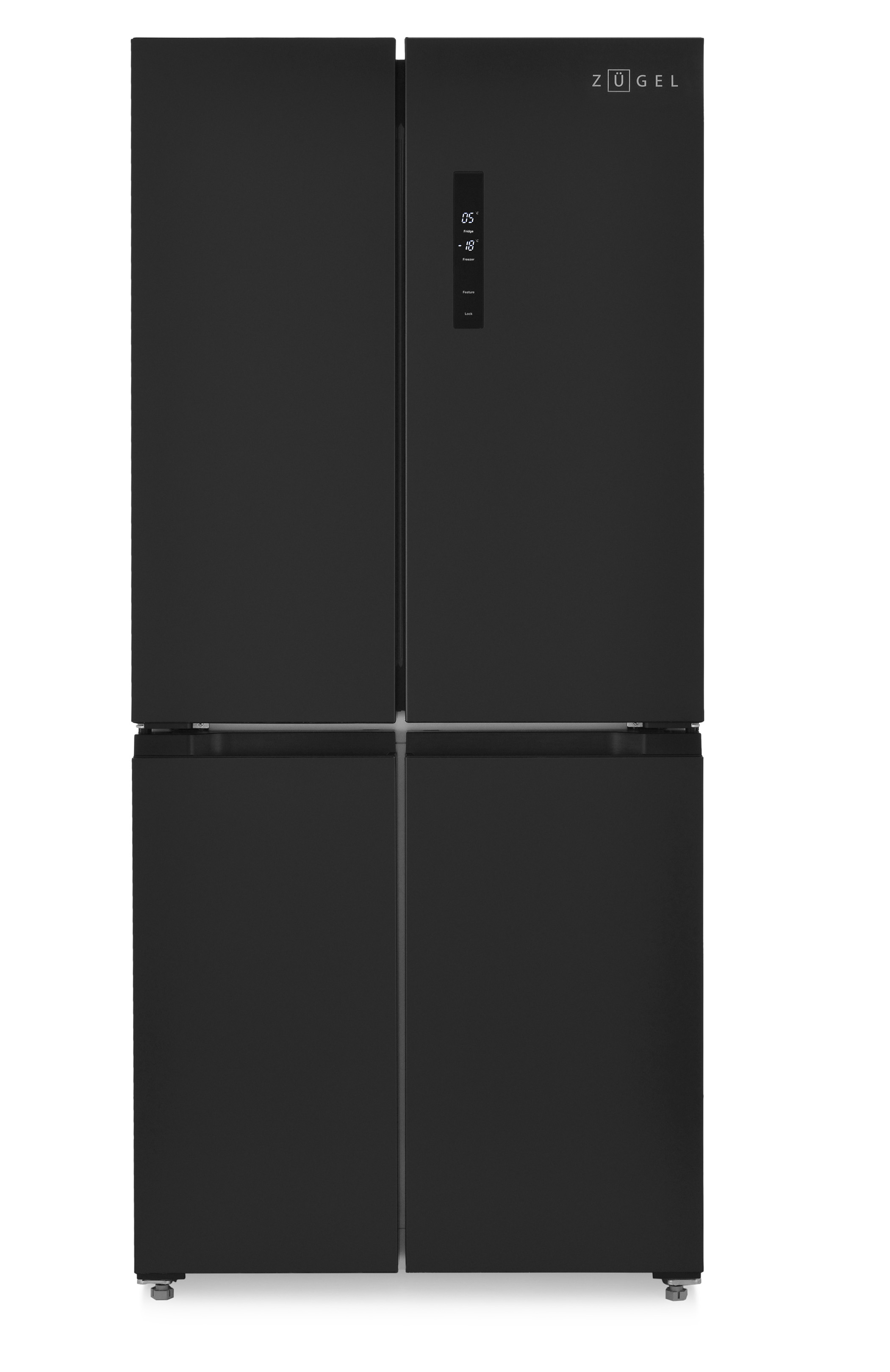 Холодильник ZUGEL ZRCD430B черный многокамерный холодильник zugel zrcd430b