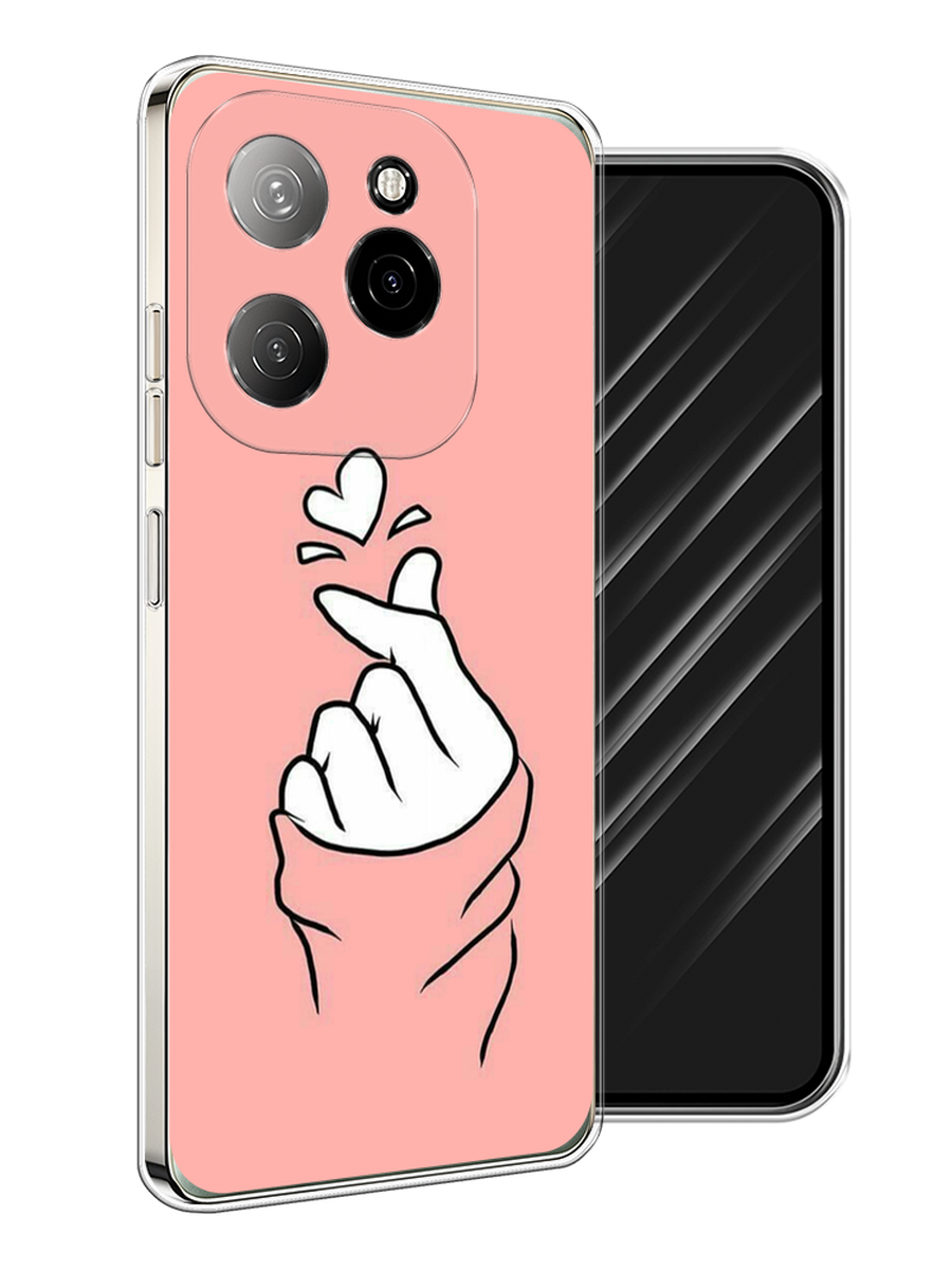 

Чехол Awog на Tecno Spark 20 Pro 5G "Любовь-щелк", Оранжевый, 305750-1