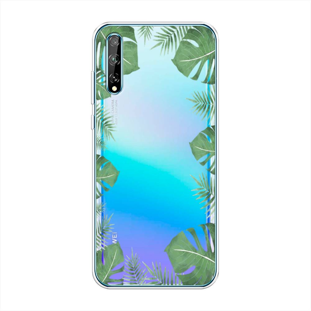 

Чехол Awog на Huawei P Smart S "Листья папоротника рамка", Зеленый, 6103550-8