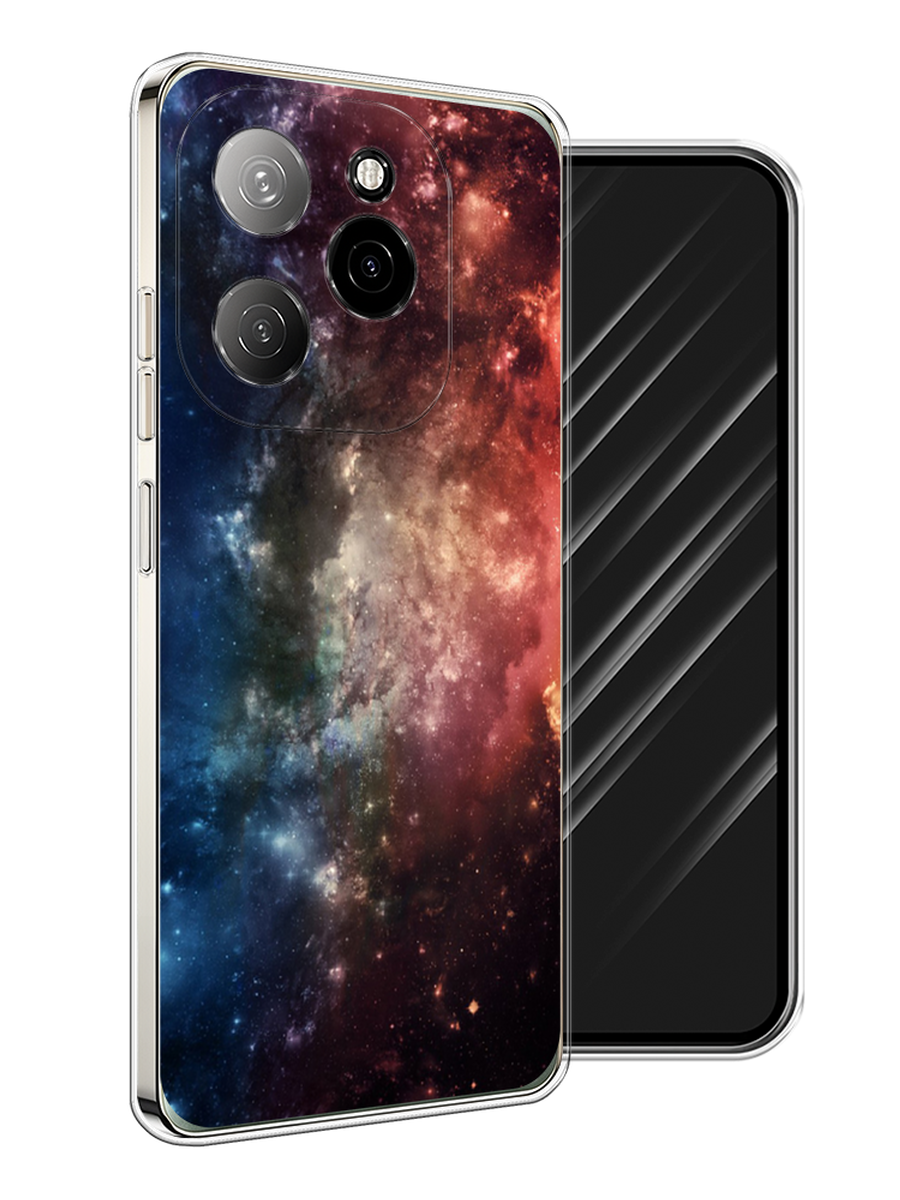 

Чехол Awog на Tecno Spark 20 Pro 5G "Космос", Синий;бежевый;красный, 305750-1