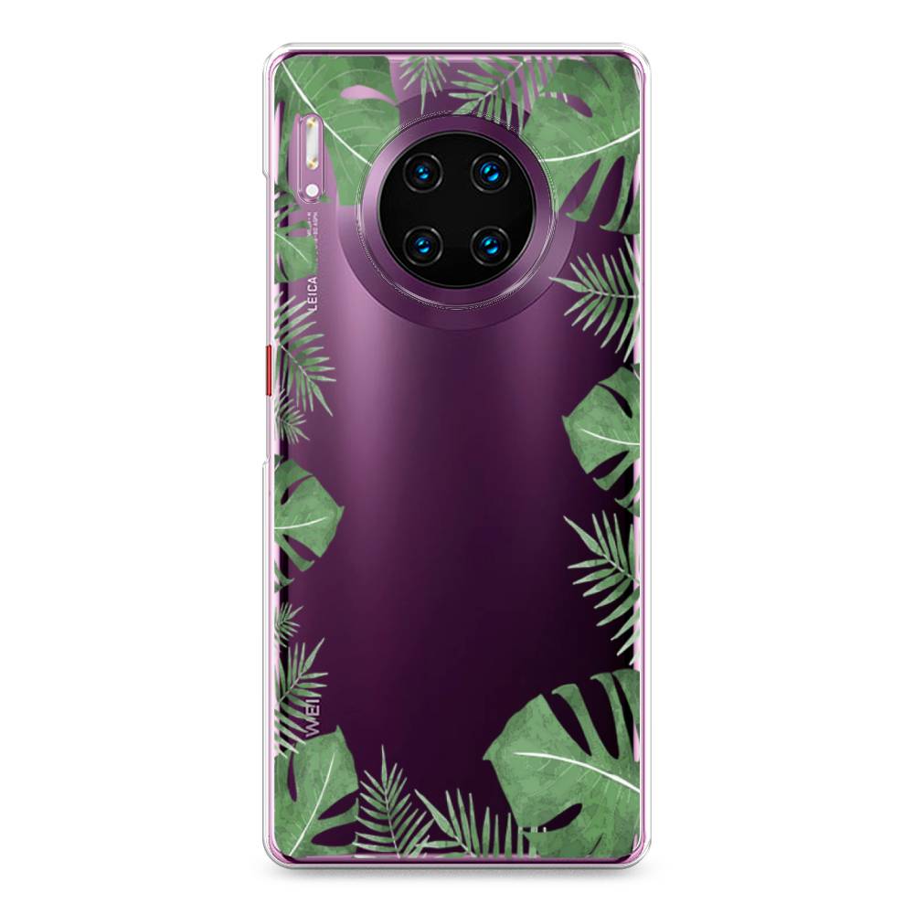 

Чехол Awog на Huawei Mate 30 Pro "Листья папоротника рамка", Зеленый, 610450-8