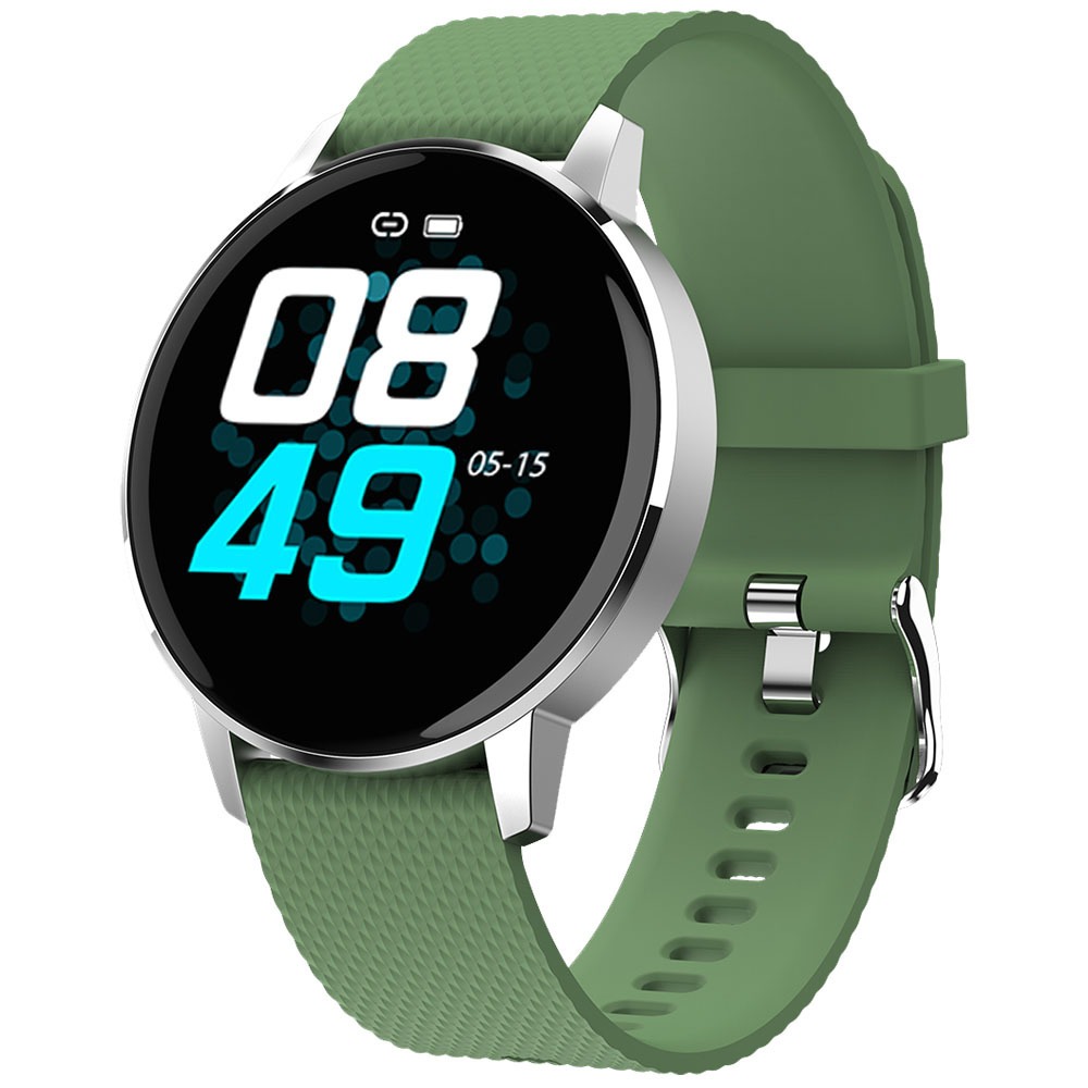 

Смарт-часы GEOZON Sky Silver/Green (G-SMO7SVRG)