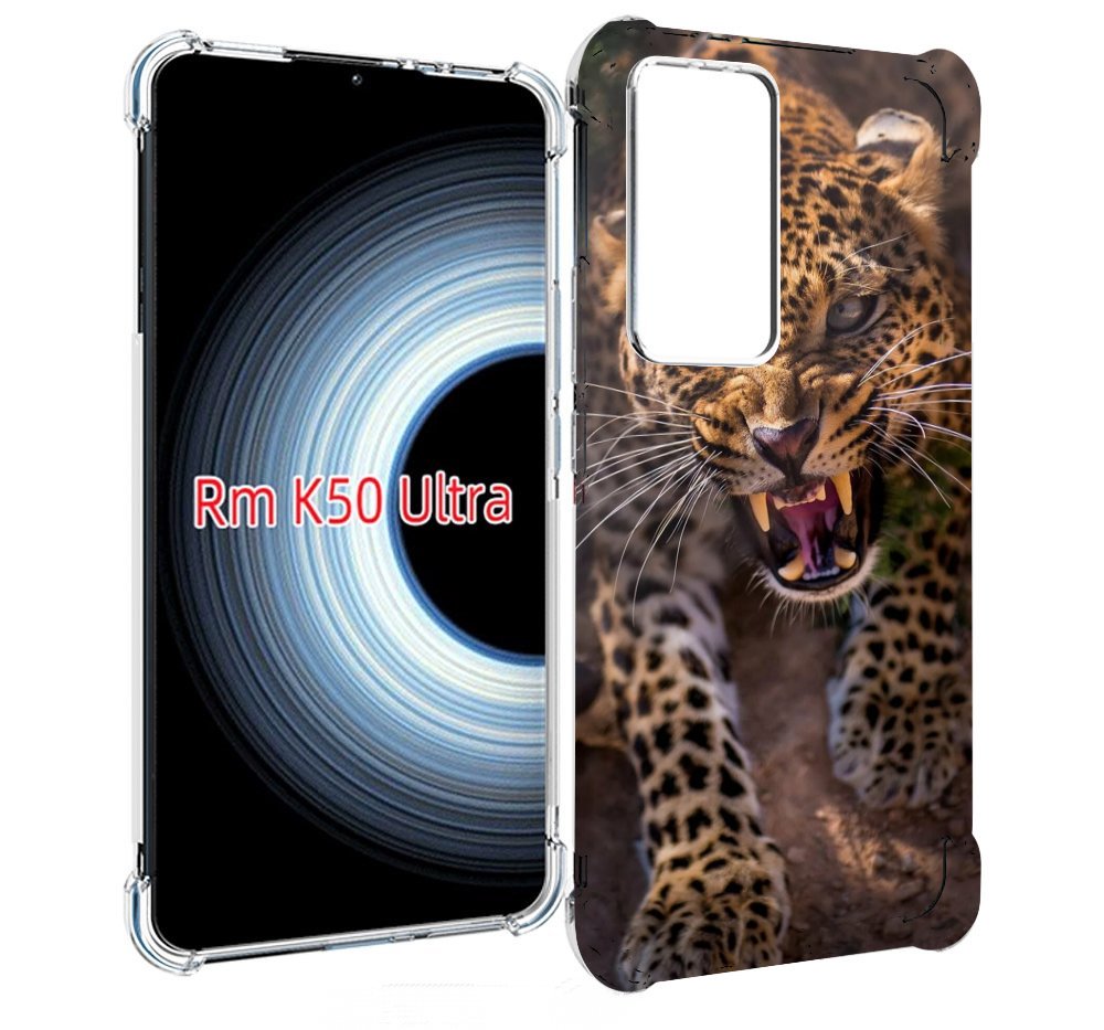 

Чехол MyPads Злой-гепард для Xiaomi 12T / Redmi K50 Ultra, Прозрачный, Tocco