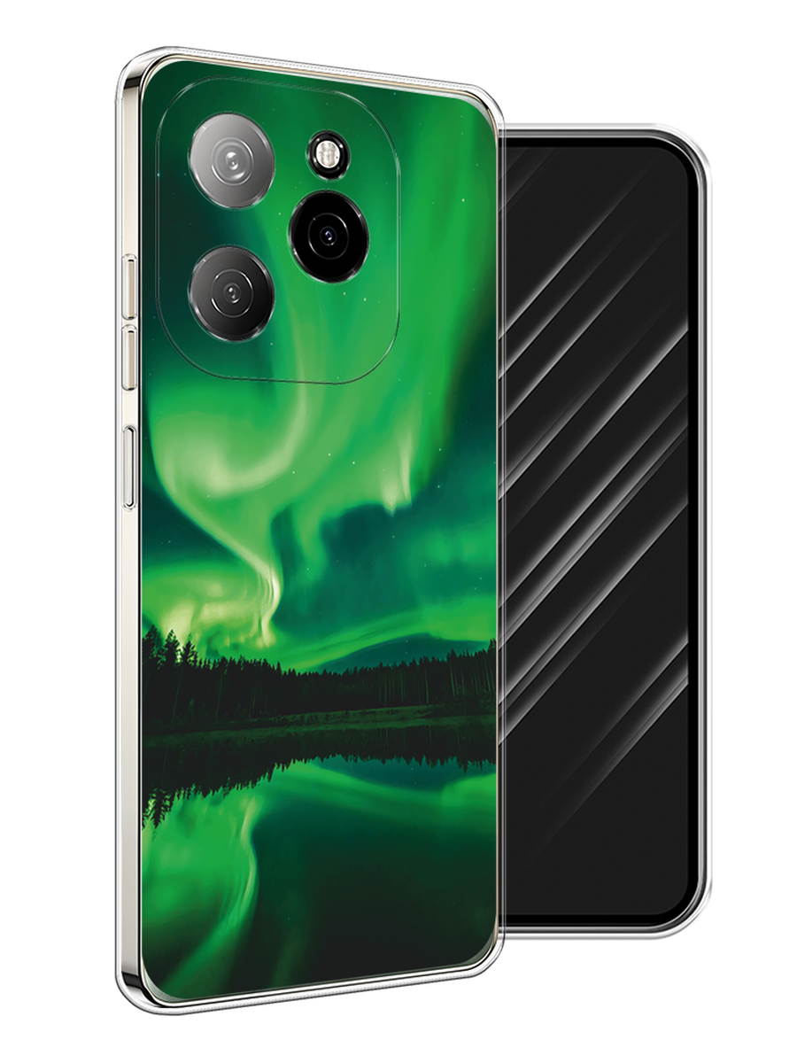 

Чехол Awog на Tecno Spark 20 Pro 5G "Ночные пейзажи 7", Зеленый;черный, 305750-1