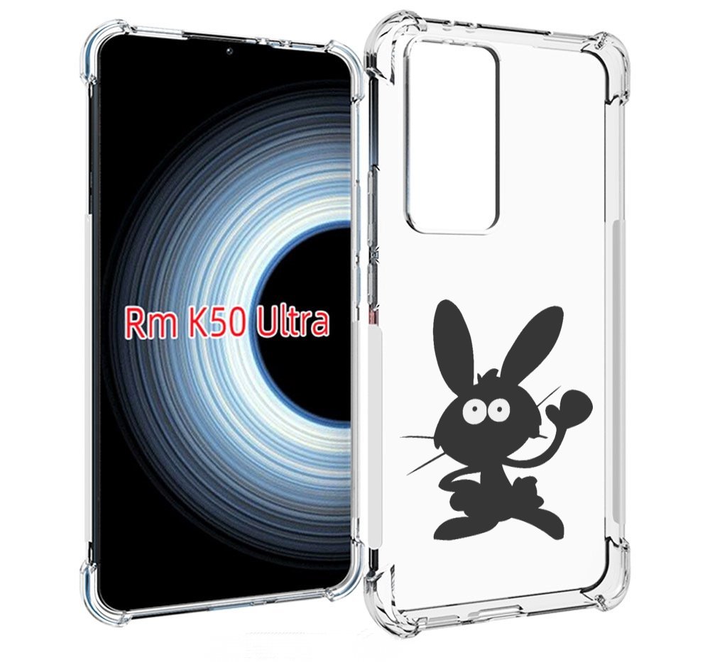 

Чехол MyPads Заяц для Xiaomi 12T / Redmi K50 Ultra, Прозрачный, Tocco