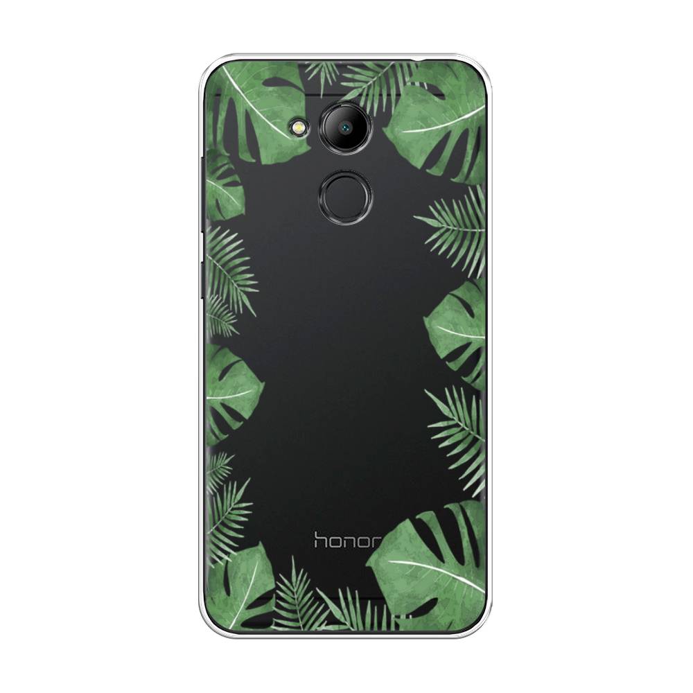 

Чехол Awog на Honor 6C Pro "Листья папоротника рамка", Зеленый, 63850-8