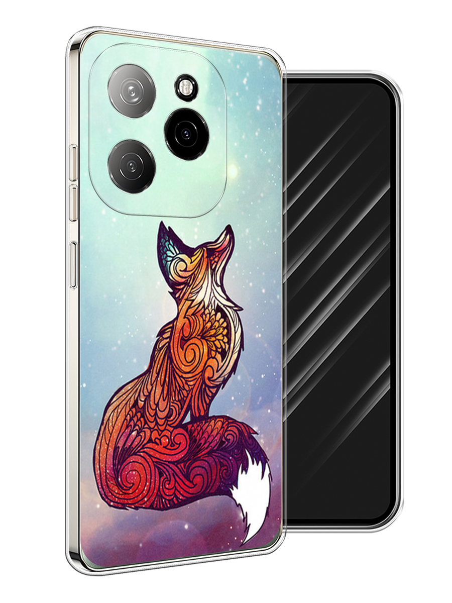 

Чехол Awog на Tecno Spark 20 Pro 5G "Лиса 1", Голубой;фиолетовый, 305750-1