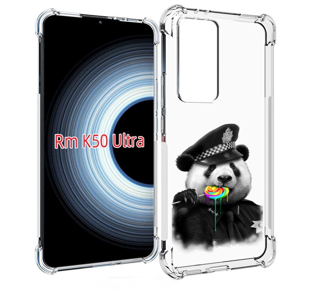 

Чехол MyPads Панда полиция для Xiaomi 12T / Redmi K50 Ultra, Прозрачный, Tocco