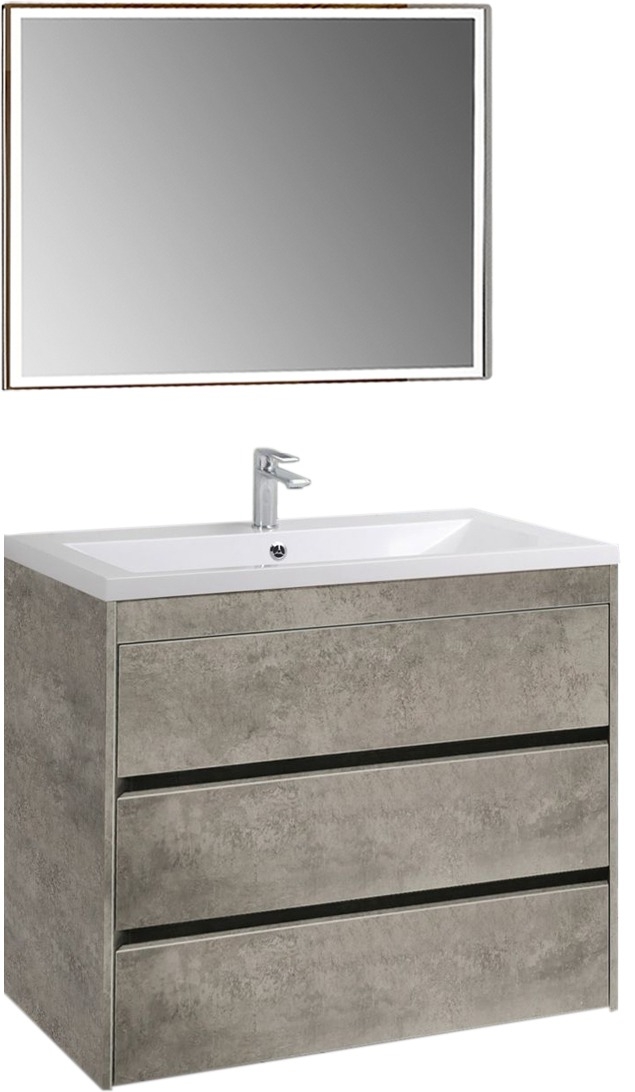 

Мебель для ванной Art&Max Family 100, напольная, Cemento Veneto