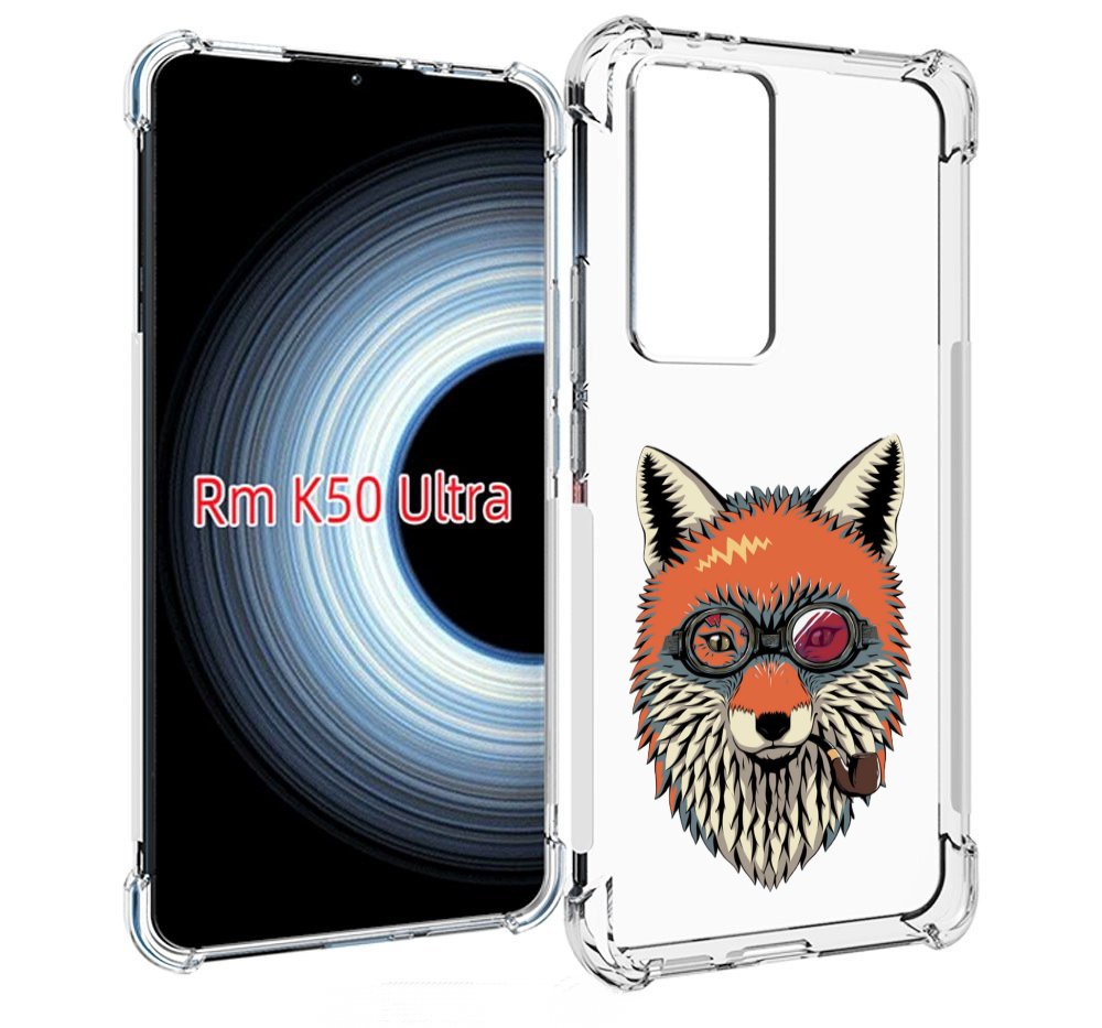 

Чехол MyPads Деловой лис для Xiaomi 12T / Redmi K50 Ultra, Прозрачный, Tocco