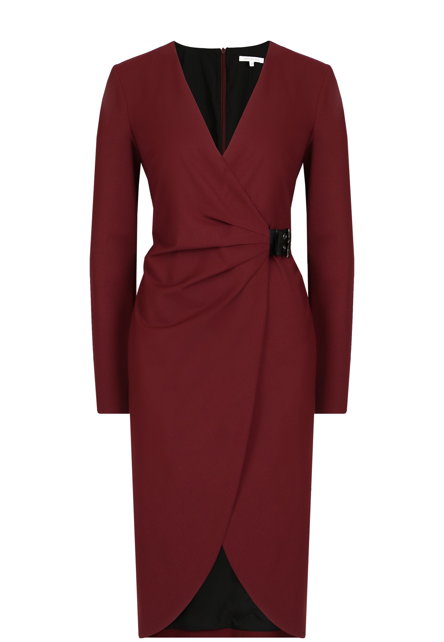 

Платье женское Patrizia Pepe 133779 бордовое 40 IT, 133779