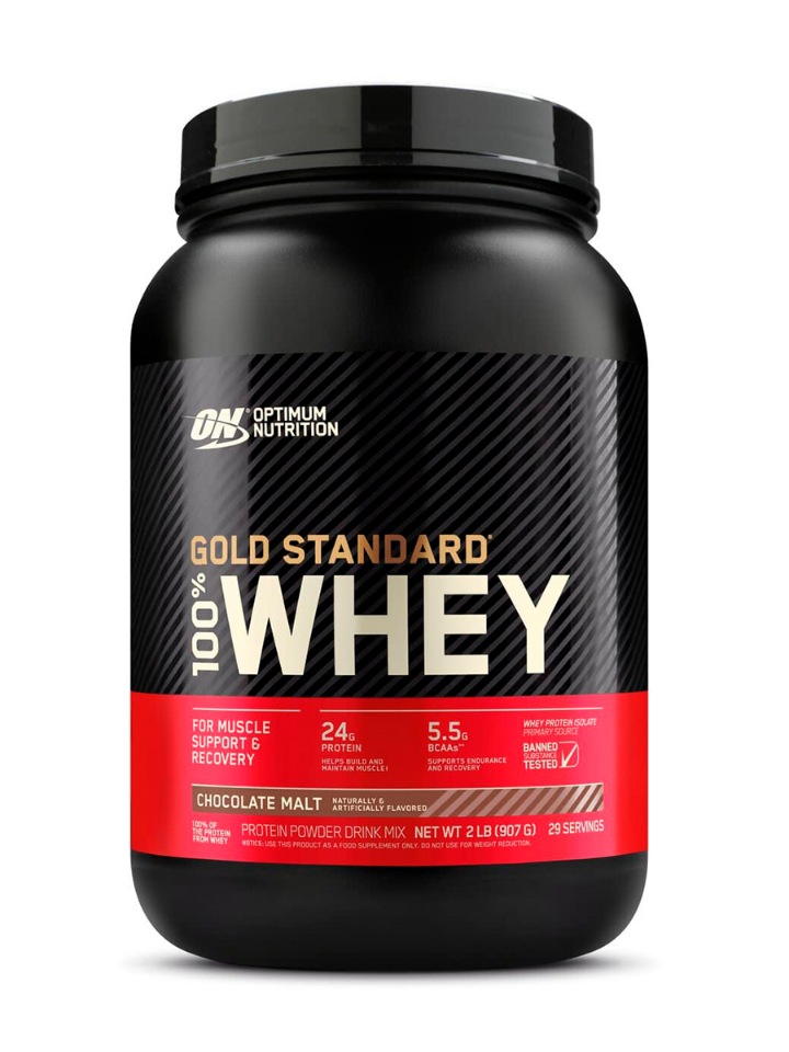 Сывороточный протеин Optimum Nutrition Gold Standard 100% Whey 2 lb Chocolate Malt