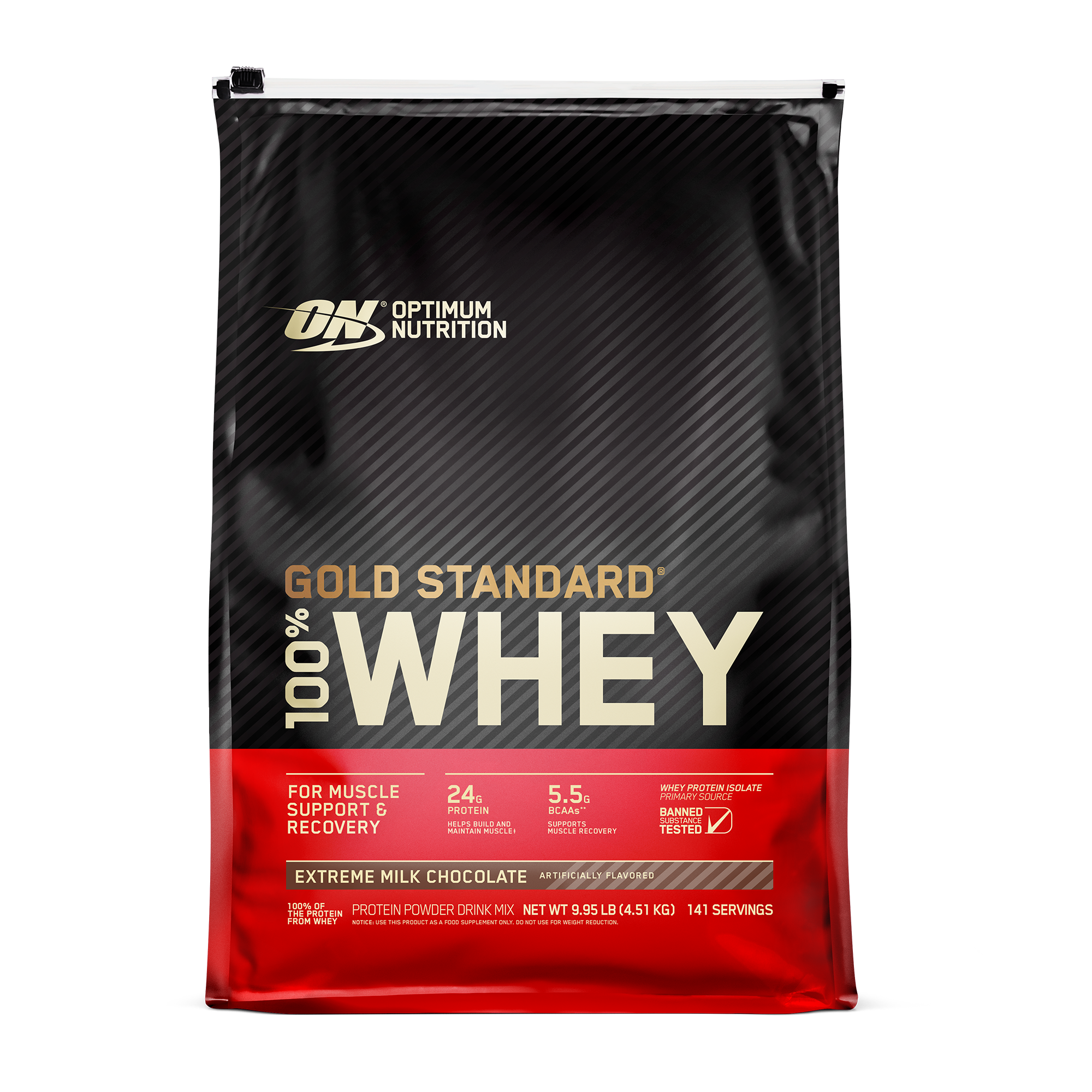 фото Протеин optimum nutrition gold standard 100% whey 9,95 lb, 4510 г extreme milk chocolate