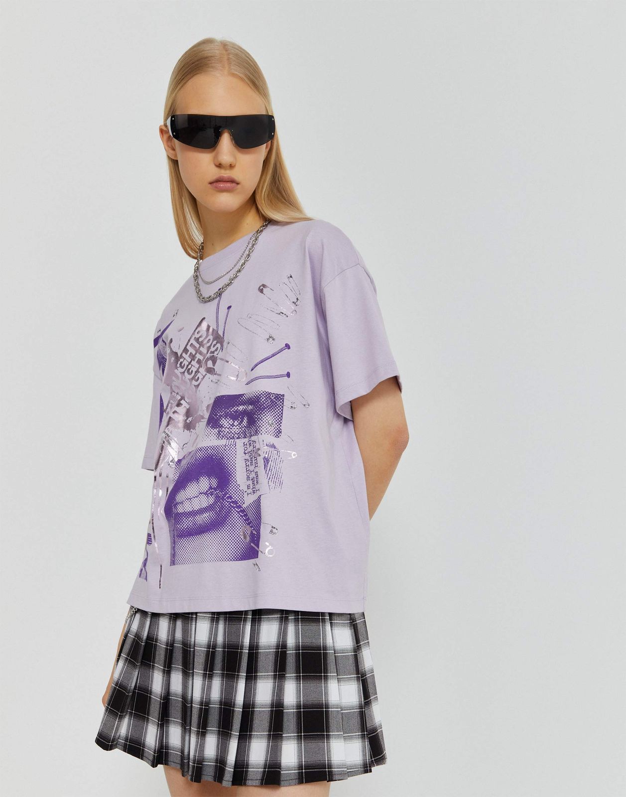 

Футболка Gloria Jeans GKT024751 лиловый 18+/170 для девочки, Фиолетовый, GKT024751