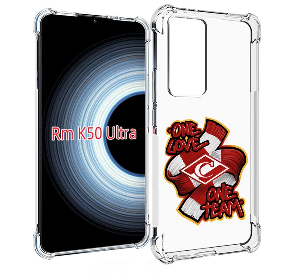 

Чехол MyPads Одна любовь-Спартак для Xiaomi 12T / Redmi K50 Ultra, Прозрачный, Tocco