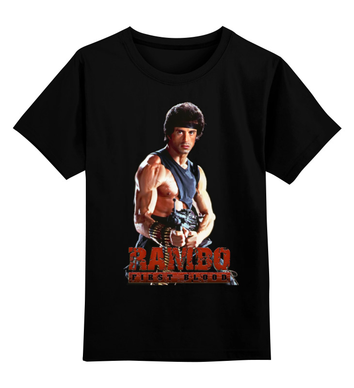 

Детская футболка классическая унисекс Printio Rambo, Разноцветный, 0000000803109
