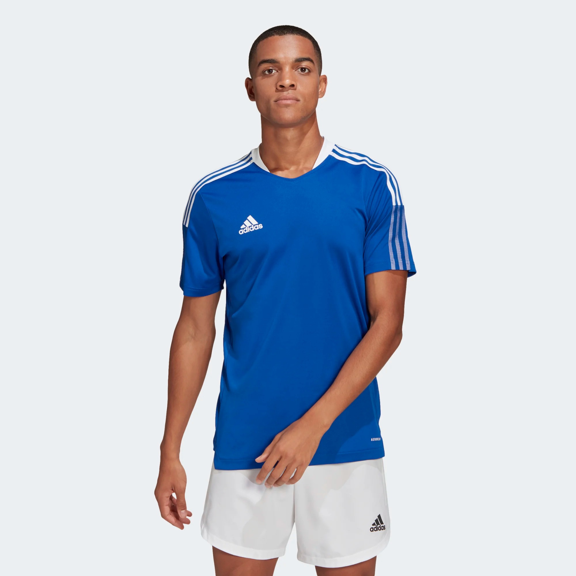 

Футболка мужская Adidas GM7589 синяя S, GM7589