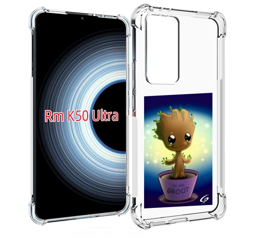 

Чехол MyPads Грут для Xiaomi 12T / Redmi K50 Ultra, Прозрачный, Tocco