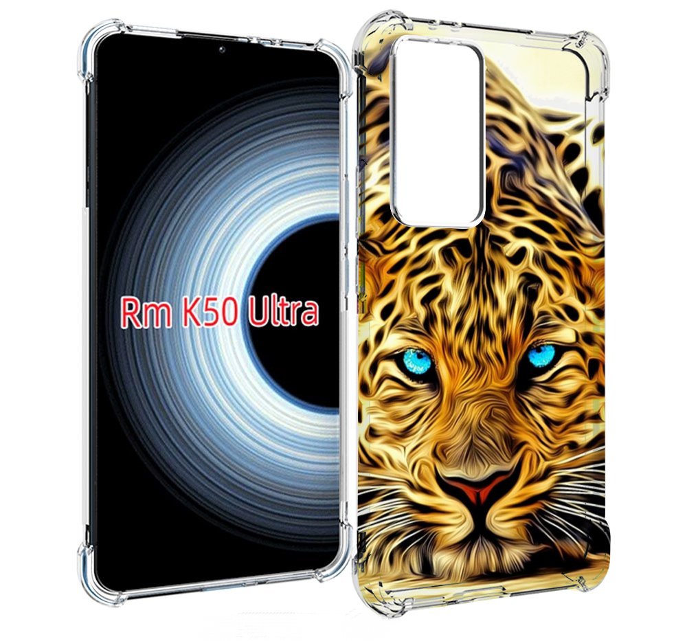 

Чехол MyPads Голубоглазый-гепард для Xiaomi 12T / Redmi K50 Ultra, Прозрачный, Tocco
