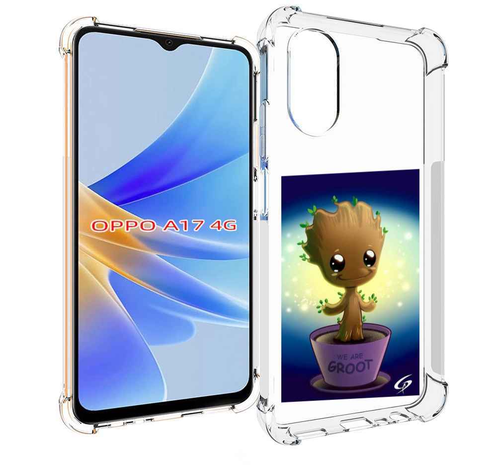 

Чехол MyPads Грут для OPPO A17, Прозрачный, Tocco