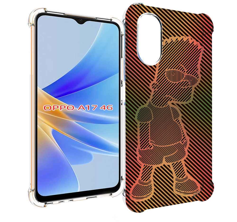 

Чехол MyPads Графический-Барт-Симпсон для OPPO A17, Прозрачный, Tocco