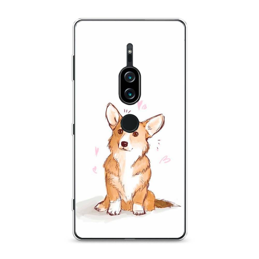 

Силиконовый чехол "Корги любовь" на Sony Xperia XZ2 Premium, 53350-1