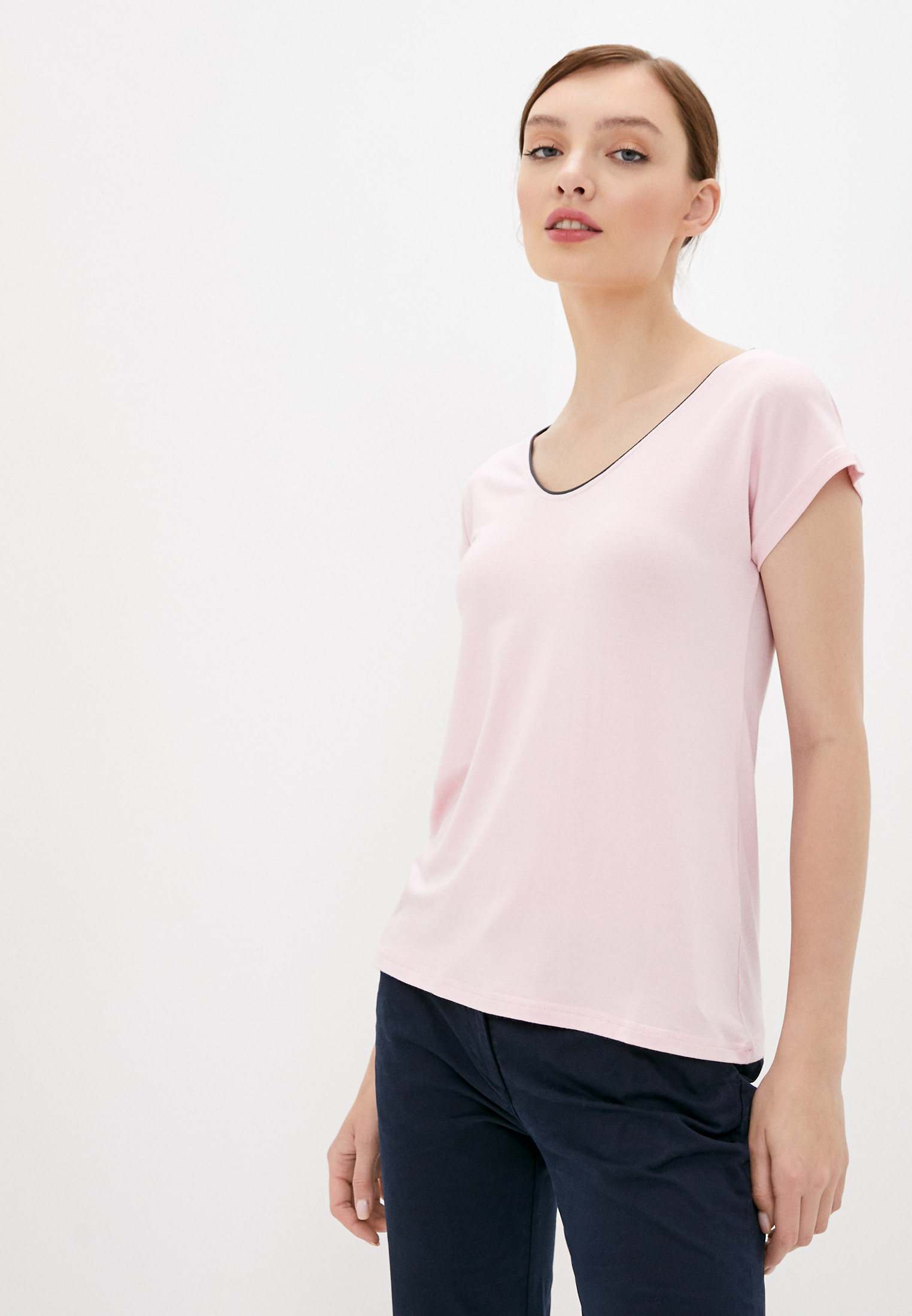 

Футболка женская Peche Monnaie Maniere розовая M, Maniere