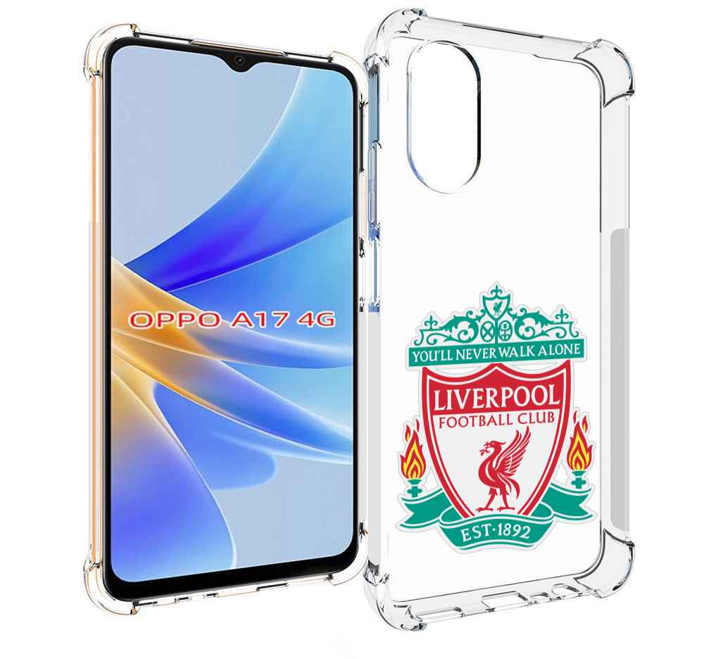 

Чехол MyPads Герб-Ливерпуля для OPPO A17, Прозрачный, Tocco