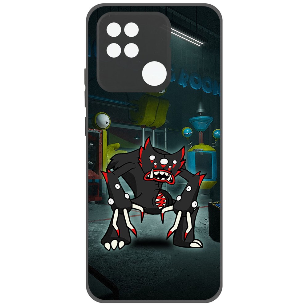 

Чехол-накладка Софт Хаги Ваги - Килли Вилли для Xiaomi Redmi 10A, Черный