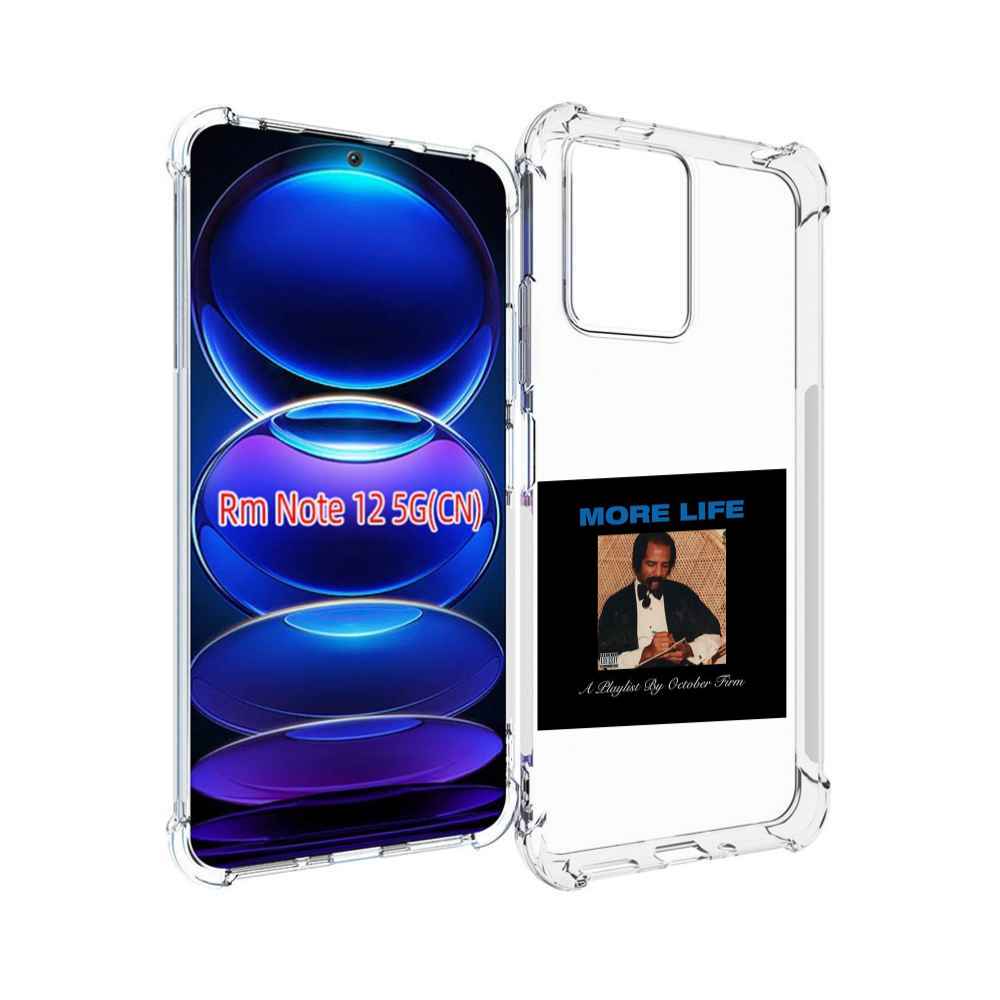 

Чехол MyPads Drake - More Life для Xiaomi Redmi Note 12, Прозрачный, Tocco