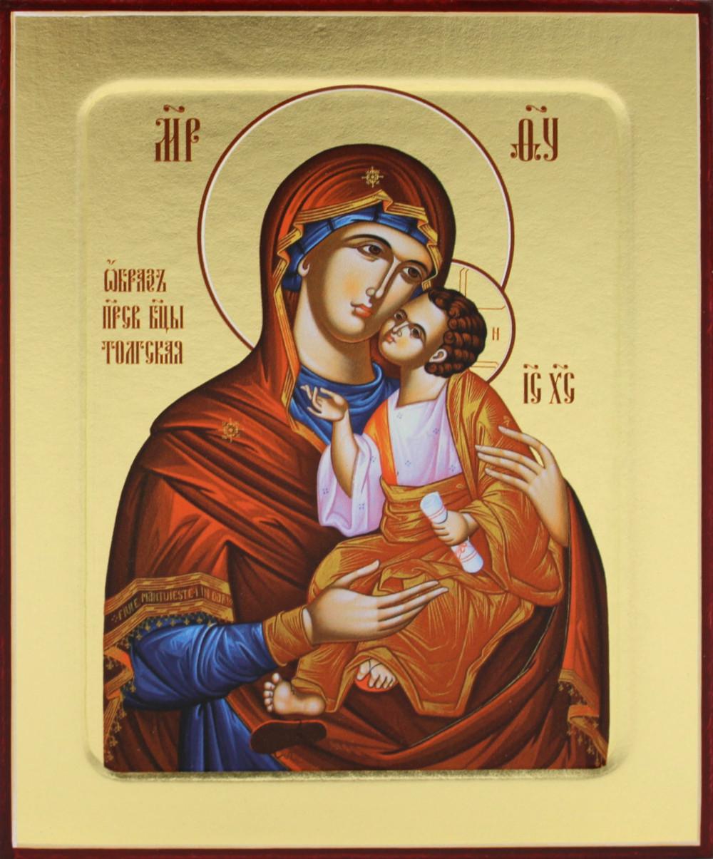 

Икона Пресвятой Богородицы, Толгская (на дереве) 125 х 160