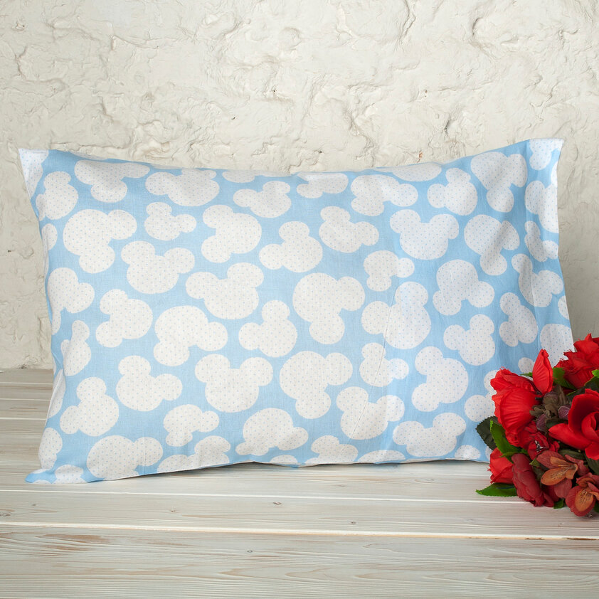 фото Наволочка amarobaby мышонок голубой, 40х60