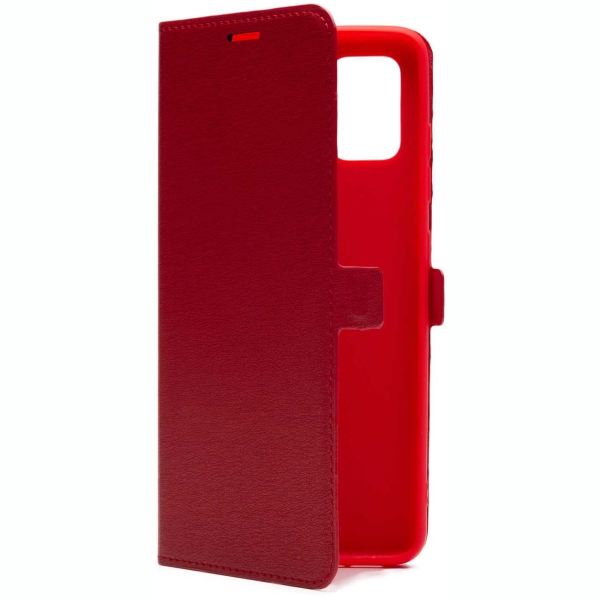 фото Чехол borasco book case для redmi 10, красный (40475)