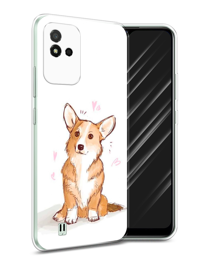 

Чехол Awog на Realme Narzo 50i "Корги любовь", Разноцветный, 2510050-1