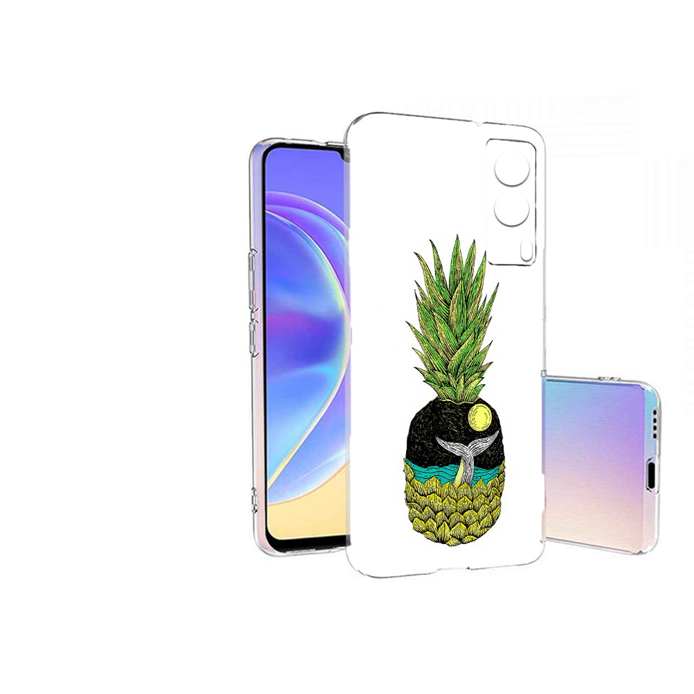 

Чехол MyPads Tocco для Vivo V21E ананас с китом (PT161736.380.220), Прозрачный, Tocco