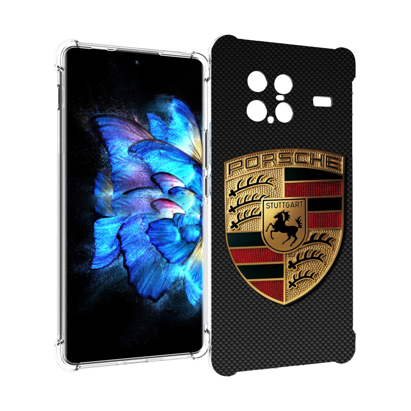 

Чехол MyPads porsche 1 для Vivo X Note 5G, Прозрачный, Tocco