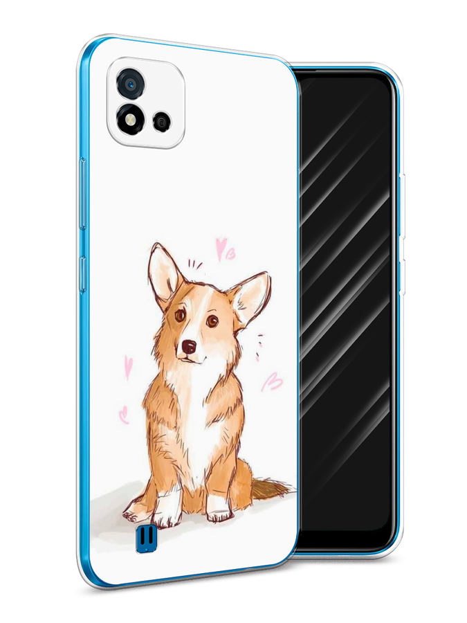 

Чехол Awog на Realme C11 (2021) "Корги любовь", Разноцветный, 257550-1