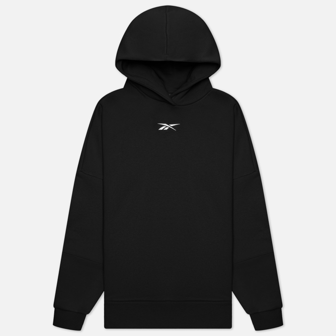 Женская толстовка Reebok Studio Recycled Oversize Hoodie чёрный, Размер M