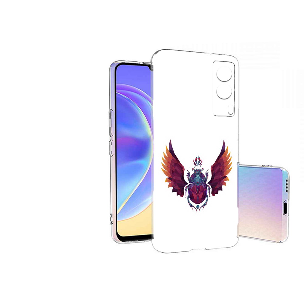 

Чехол MyPads Tocco для Vivo V21E алмазный скоробей (PT161736.380.219), Прозрачный, Tocco