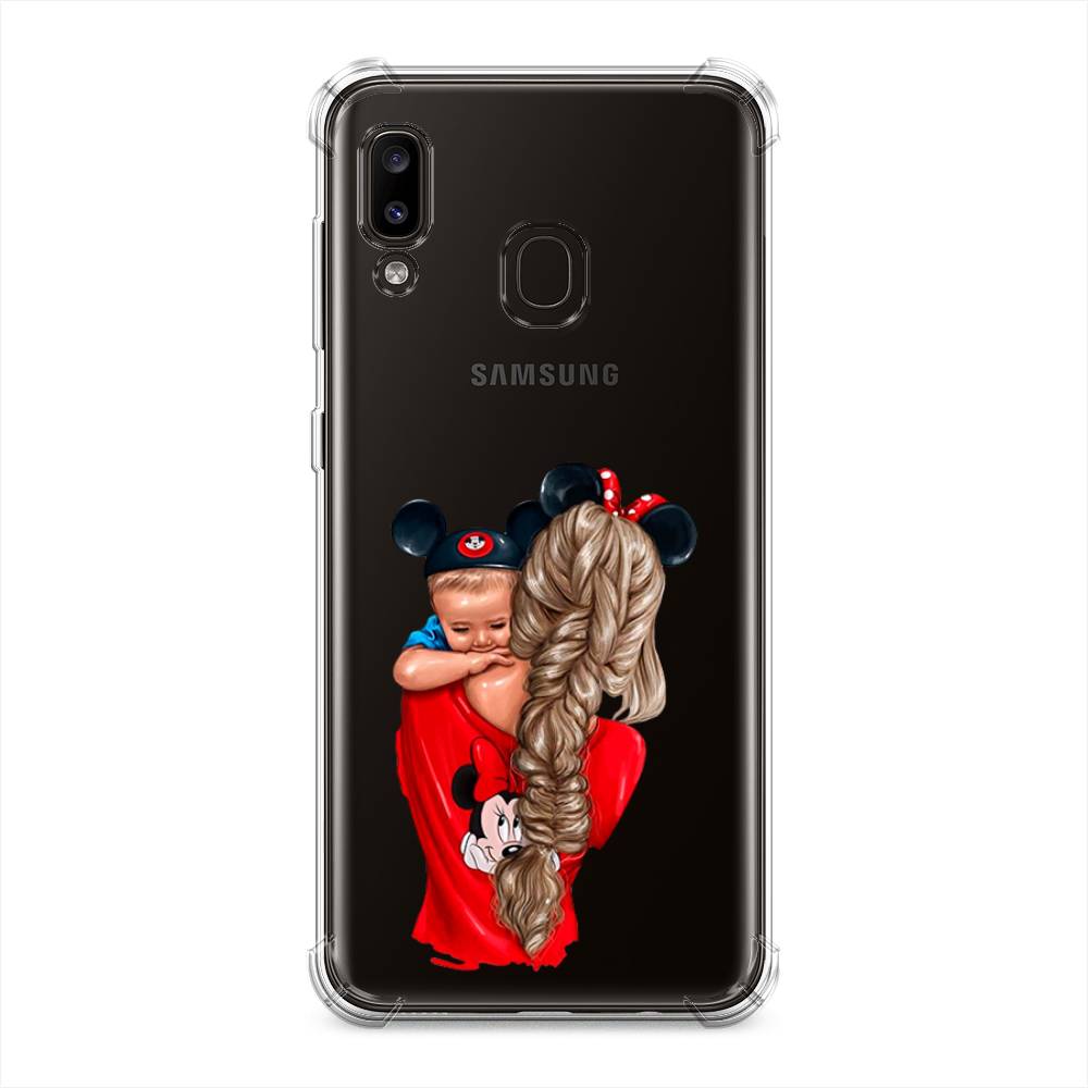 фото Противоударный силиконовый чехол "baby mouse" на samsung galaxy a30 awog