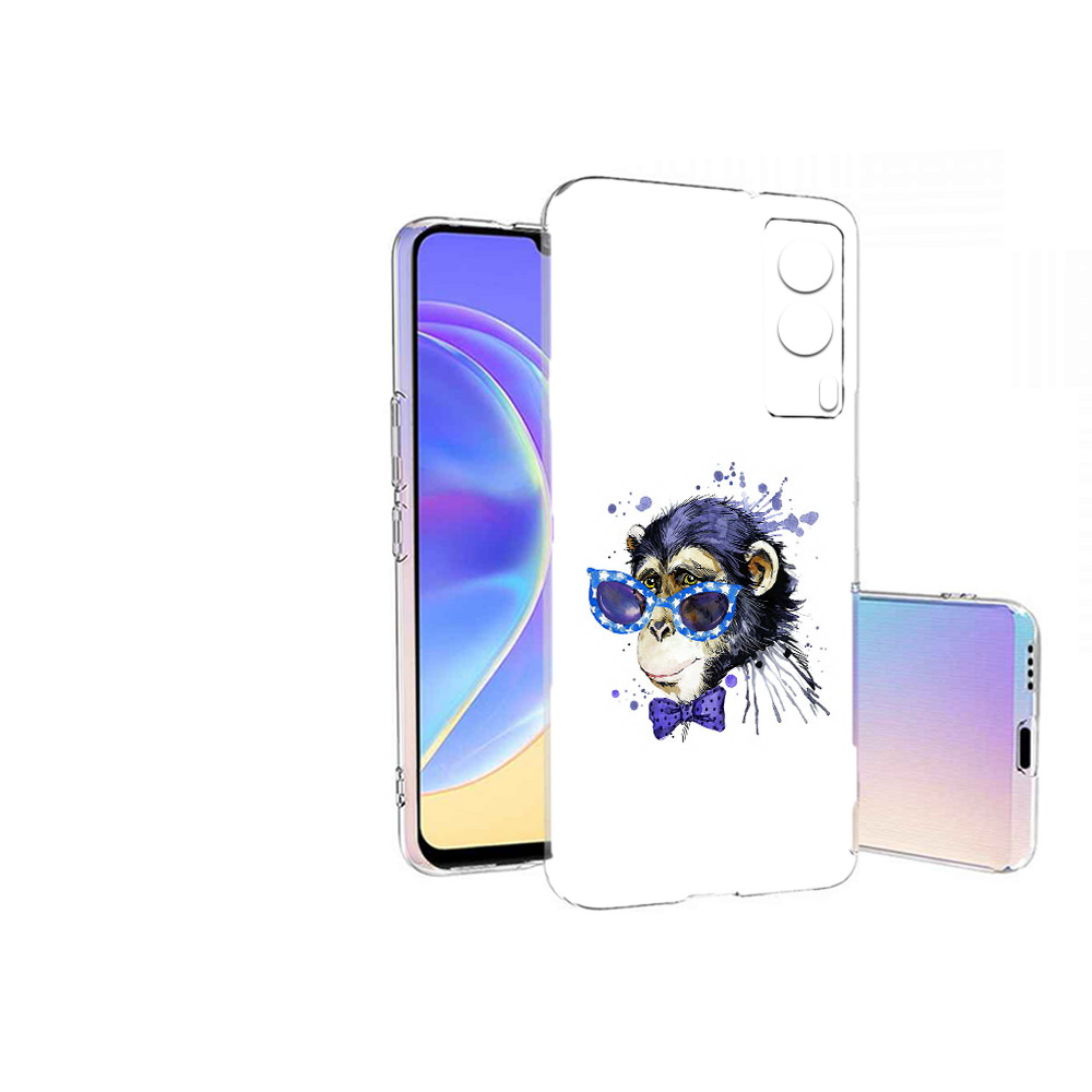 

Чехол MyPads Tocco для Vivo V21E акварельная обезьяна (PT161736.380.216), Прозрачный, Tocco