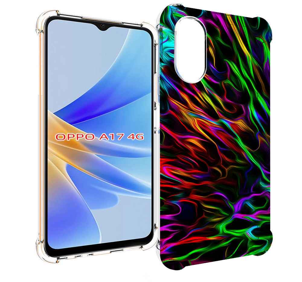 

Чехол MyPads Бензин для OPPO A17, Прозрачный, Tocco