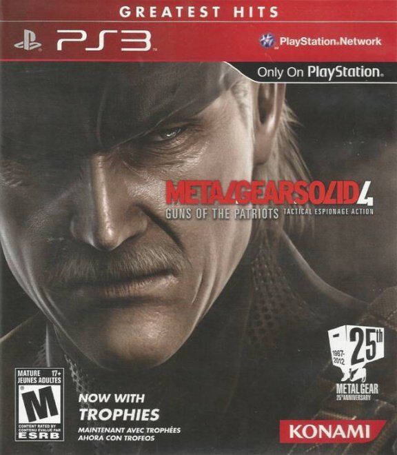 Игра Metal Gear Solid 4 Guns of the Patriots 25th Anniversary Edition (PS3)