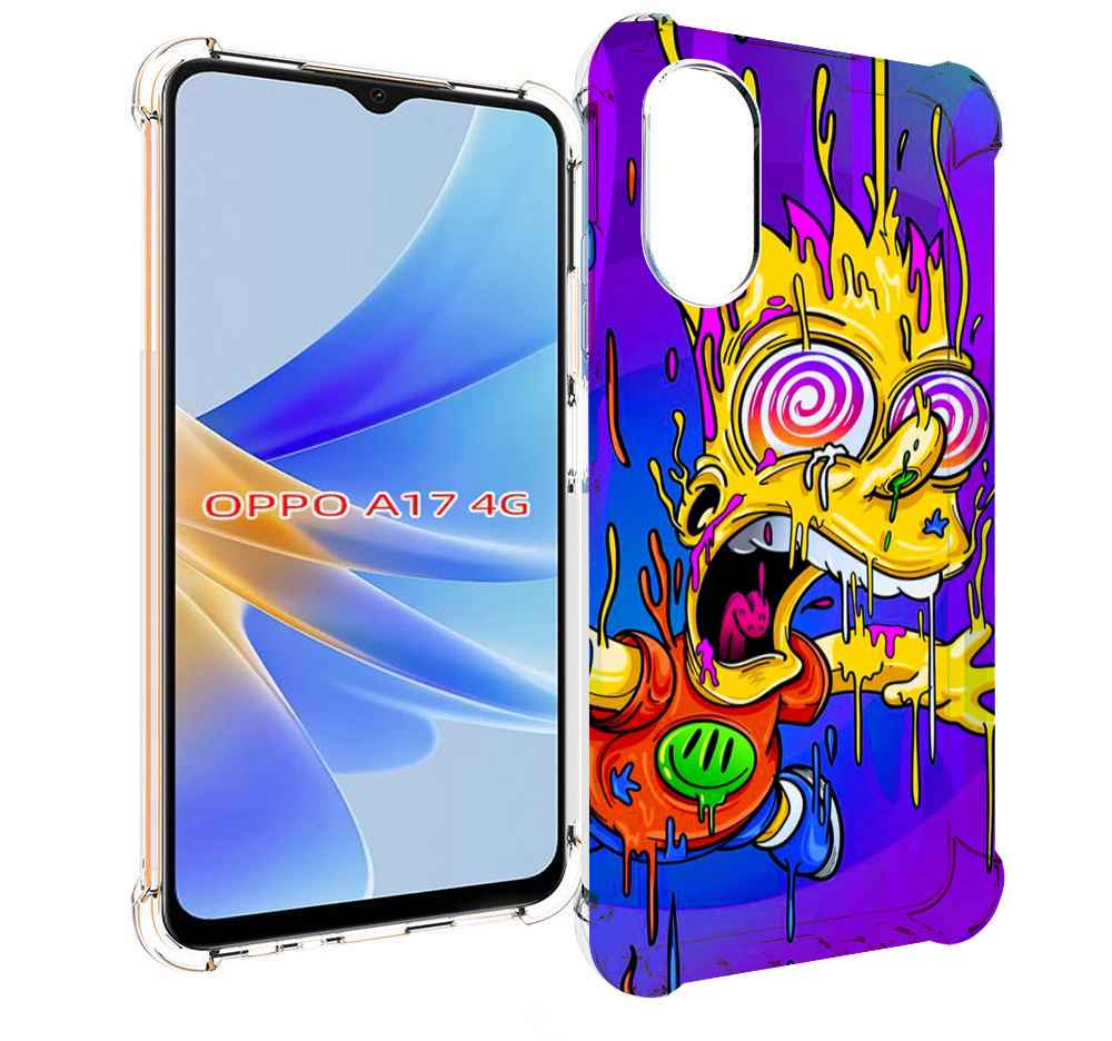 

Чехол MyPads Барт-арт-стрит для OPPO A17, Прозрачный, Tocco