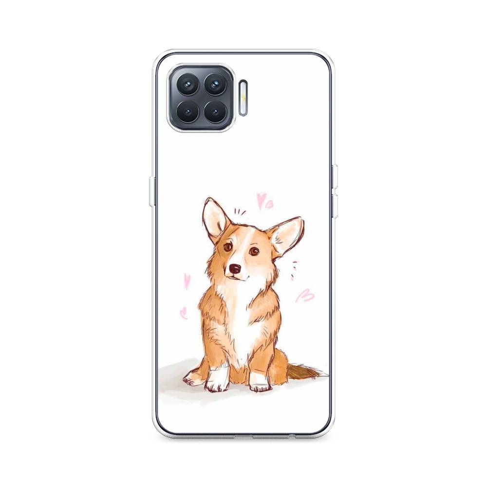 

Чехол Awog на Oppo Reno 4 Lite/A93 "Корги любовь", Разноцветный, 255350-1